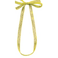 6" Gold Elasti-Loop Ribbon & Bow